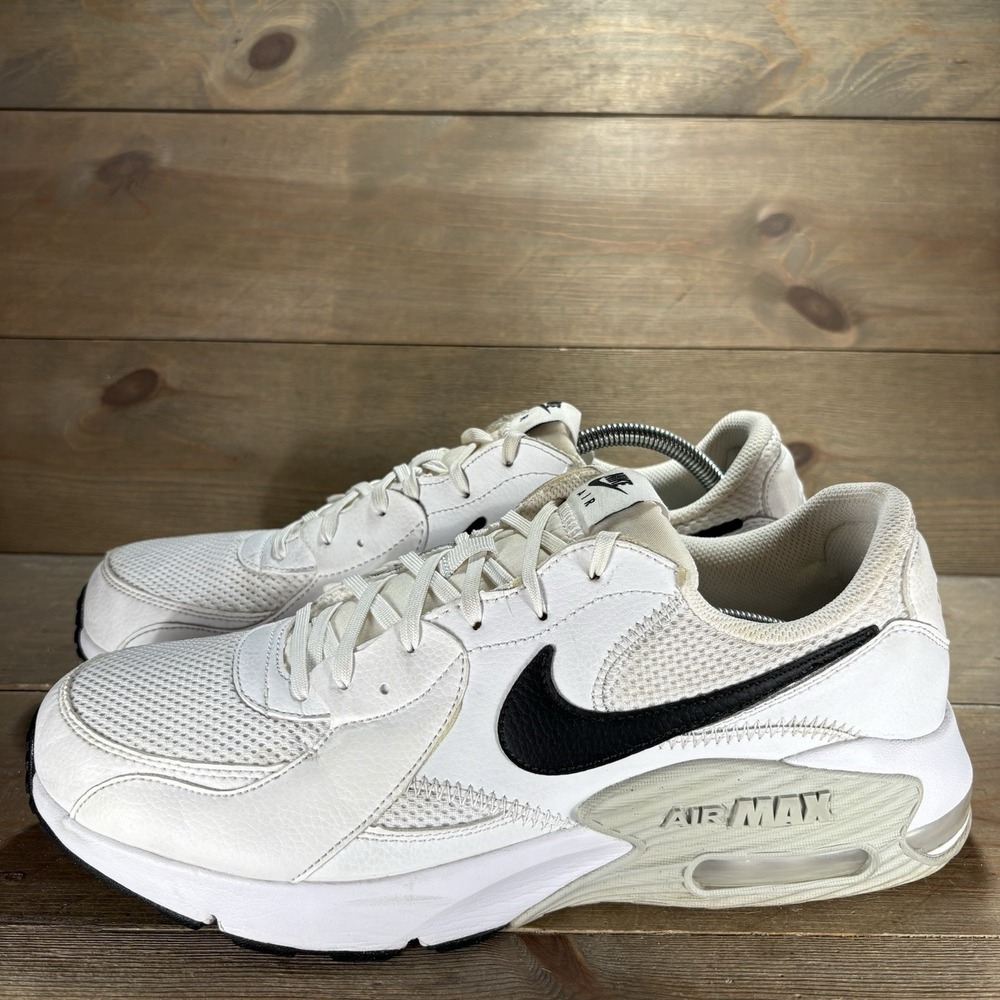 nike air max excee mens size 11.5 shoes white athletic running sneakers